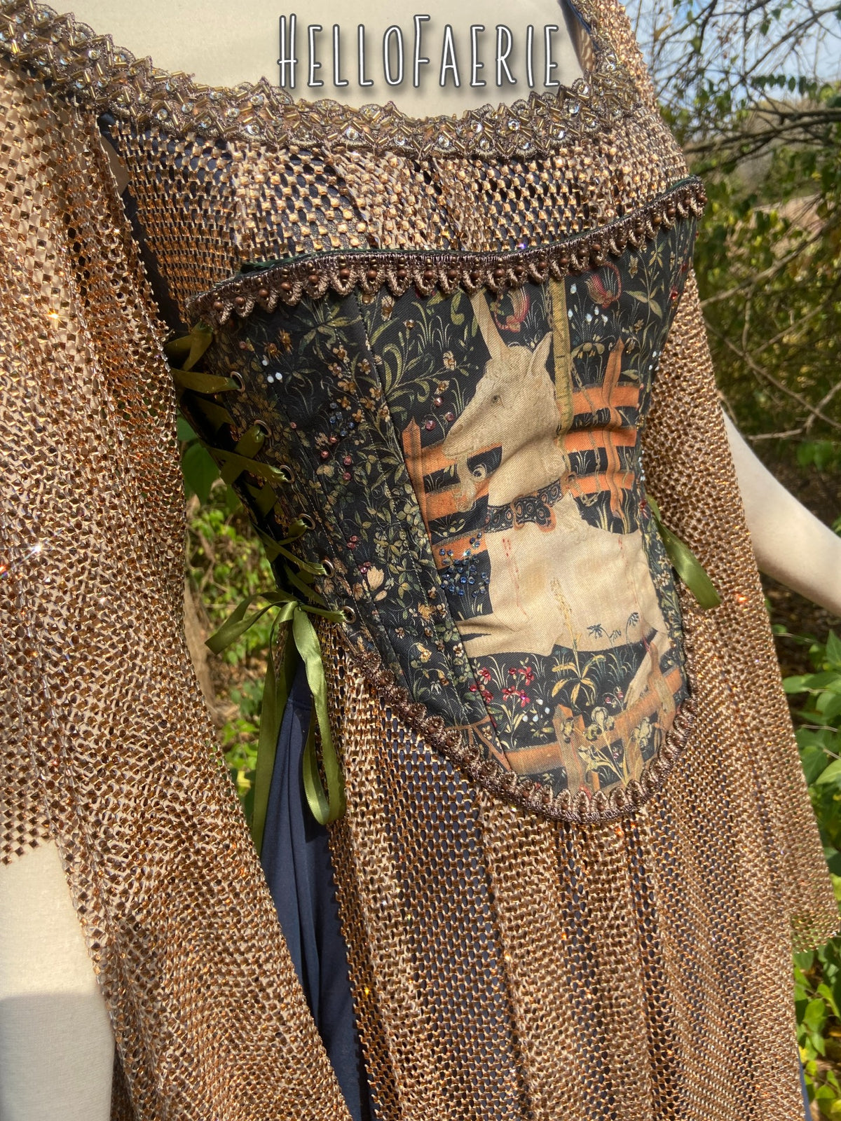 * The Unicorns Maiden Armored Gown