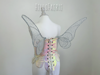 AB Crystal Rhinestone Tinkerbell Full Wire Fairy Wings
