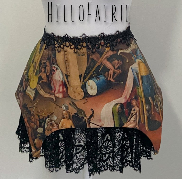 Bosch Garden of Earthly Delights Lace Skirt