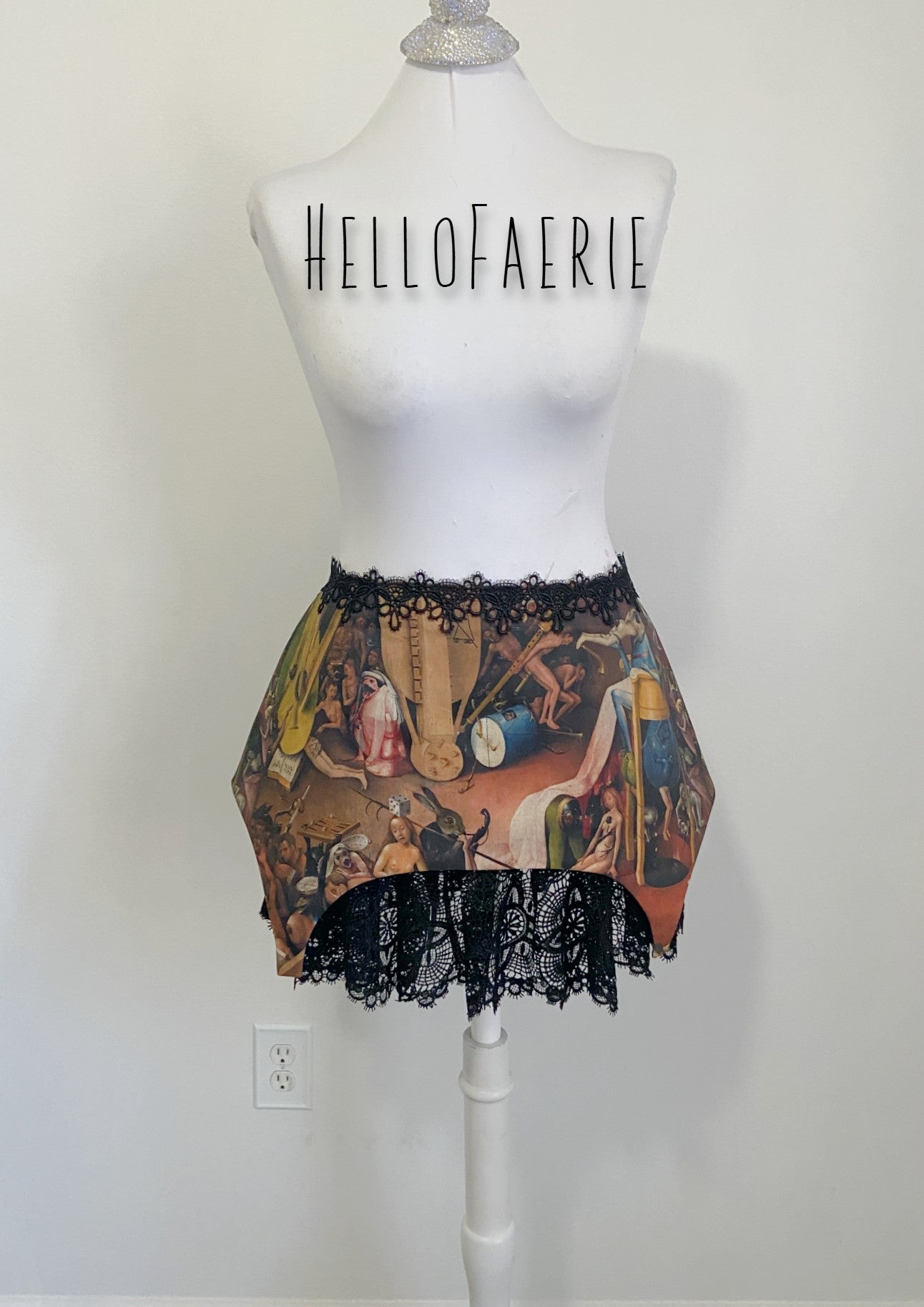 Bosch Garden of Earthly Delights Lace Skirt