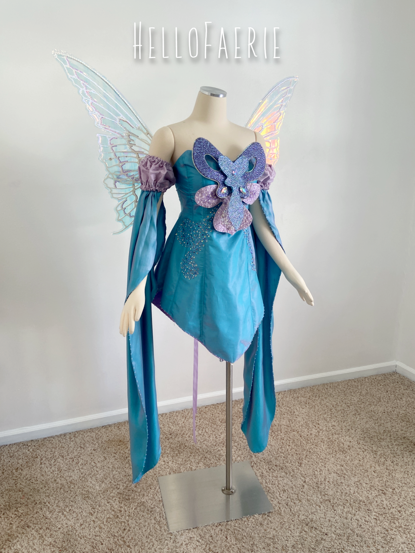 Sample Sale ~ BloomBerry Blue Fairy dress AS IS