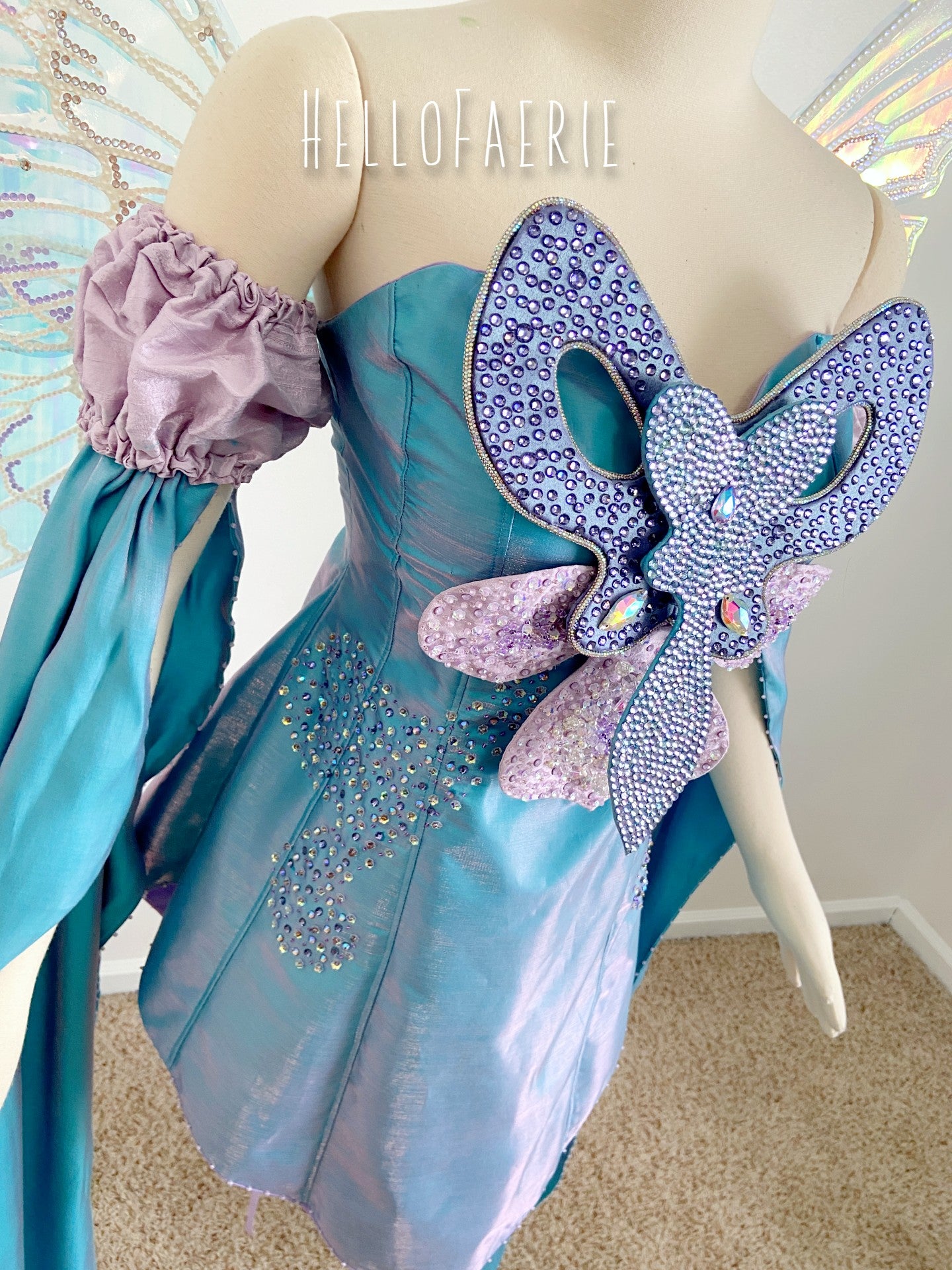 Sample Sale ~ BloomBerry Blue Fairy dress AS IS