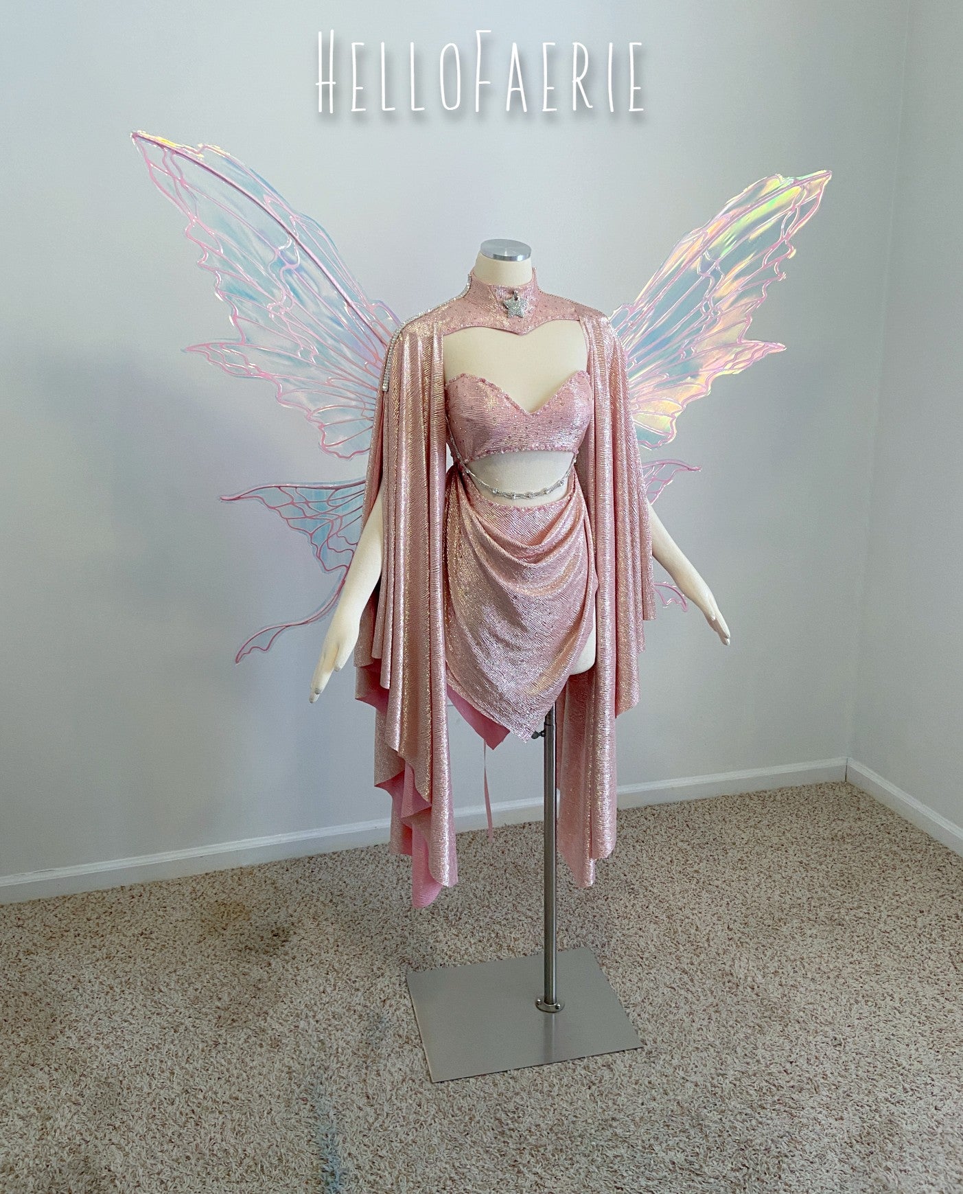 Pink Frosting Celestial Fairy Dust Fairy dress AS IS HelloFaerie Pink Frosting Celestial Fairy Dust Fairy dress AS IS HelloFaerie