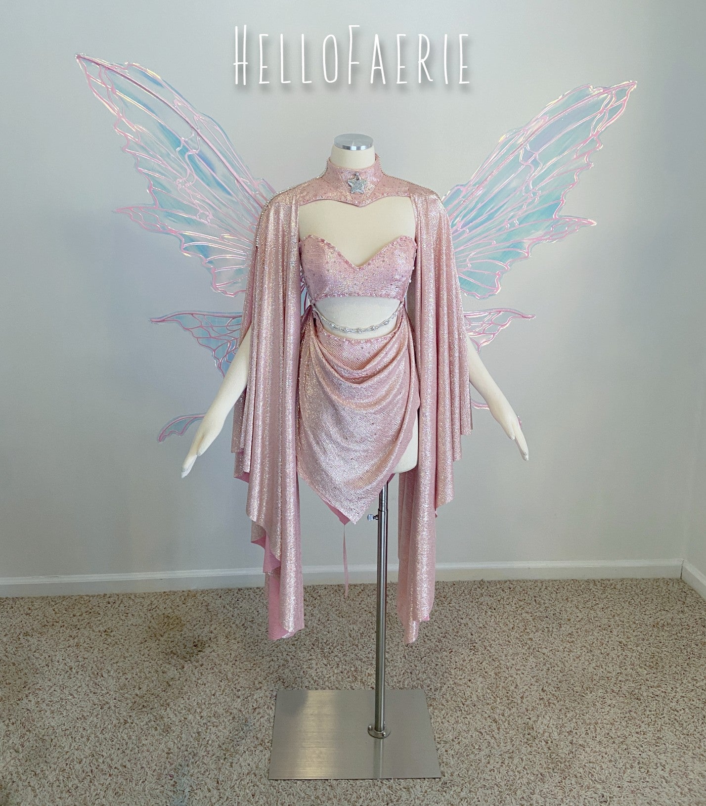 Pink Frosting Celestial Fairy Dust Fairy dress AS IS