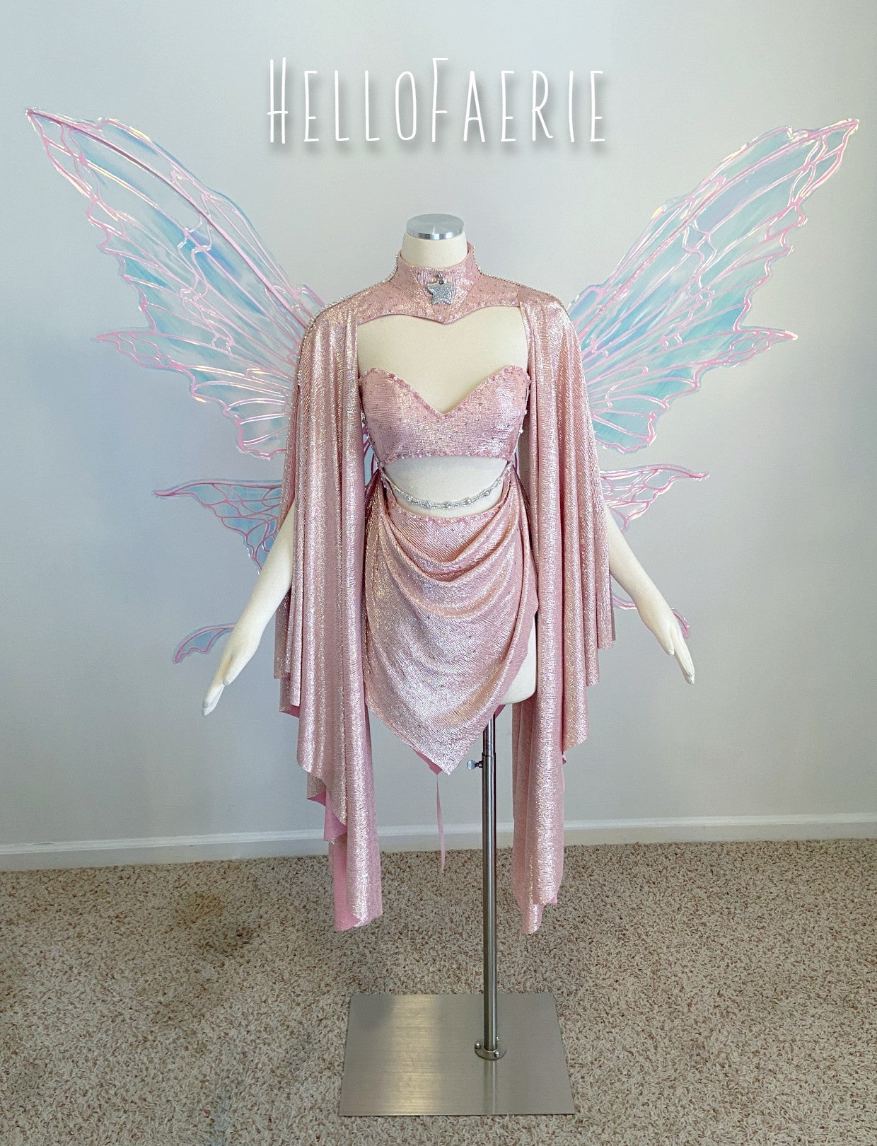 Pink Frosting Celestial Fairy Dust Fairy dress AS IS HelloFaerie Pink Frosting Celestial Fairy Dust Fairy dress AS IS HelloFaerie