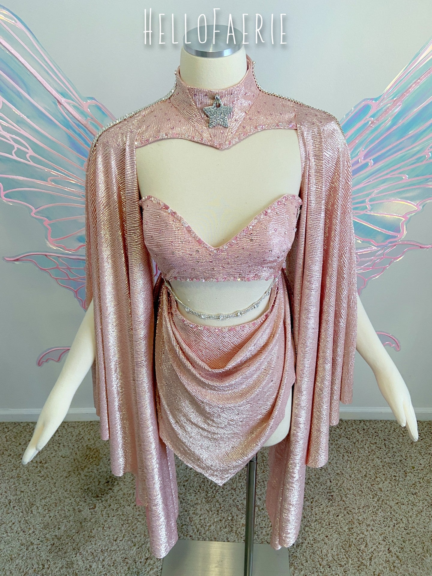Pink Frosting Celestial Fairy Dust Fairy dress AS IS HelloFaerie Pink Frosting Celestial Fairy Dust Fairy dress AS IS HelloFaerie