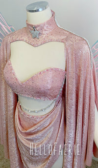 Pink Frosting Celestial Fairy Dust Fairy dress AS IS
