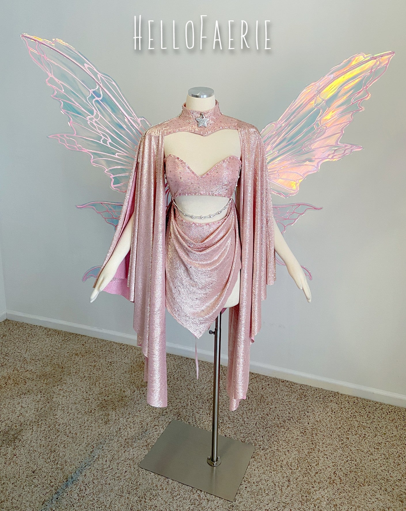 Pink Frosting Celestial Fairy Dust Fairy dress AS IS Pink Frosting Celestial Fairy Dust Fairy dress AS IS