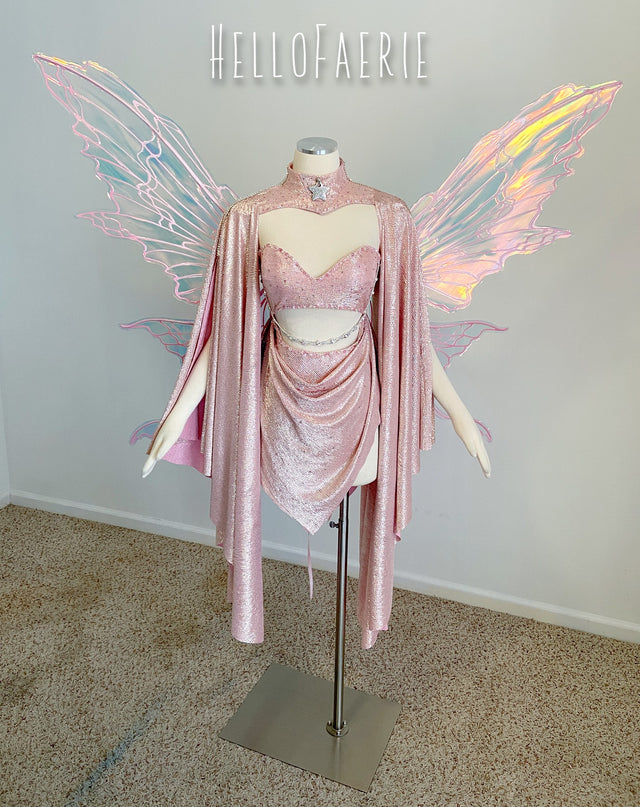 Pink Frosting Celestial Fairy Dust Fairy dress AS IS