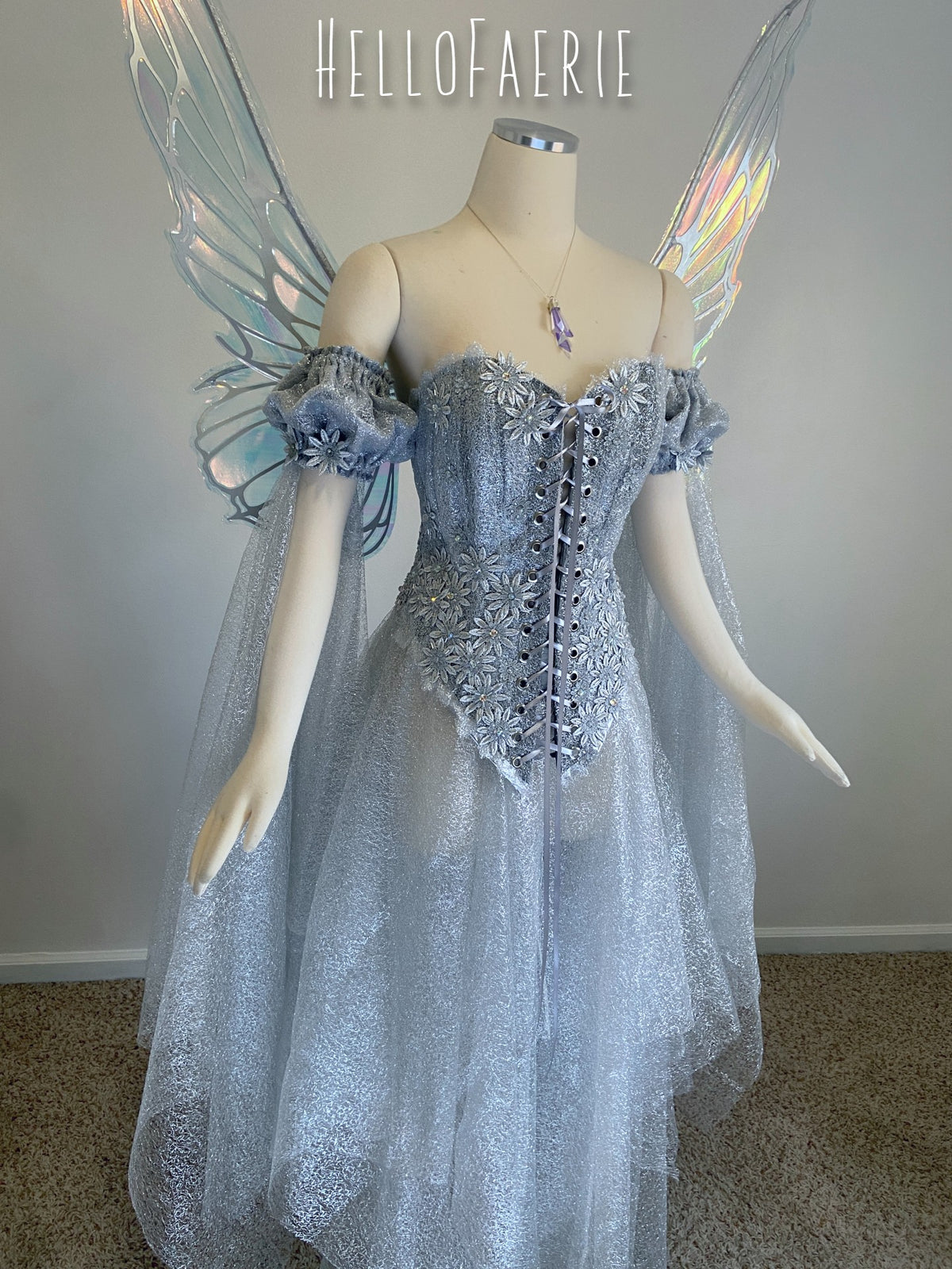 Starlight Solstice Lace gown