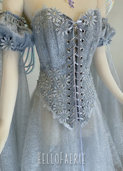 Starlight Solstice Lace gown
