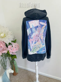 2026 HelloFaerie Oversized Hoodie Deluxe Rhinestone
