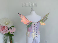 Mini Dark Brown Titania Wings Iridescent Fairy Wings