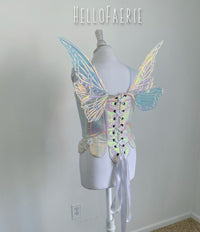 Mini Unicorn Althea Butterfly iridescent fairy wings