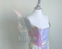 Mini Unicorn Althea Butterfly iridescent fairy wings