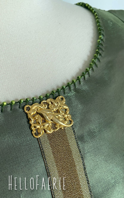 Green Sleeves Elven gown