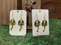 Fairy Earrings with Real Crystal
