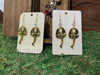 Fairy Earrings with Real Crystal