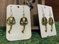 Fairy Earrings with Real Crystal