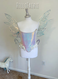 Usagi Moon Wings large Iridescent Fairy Wings MTO