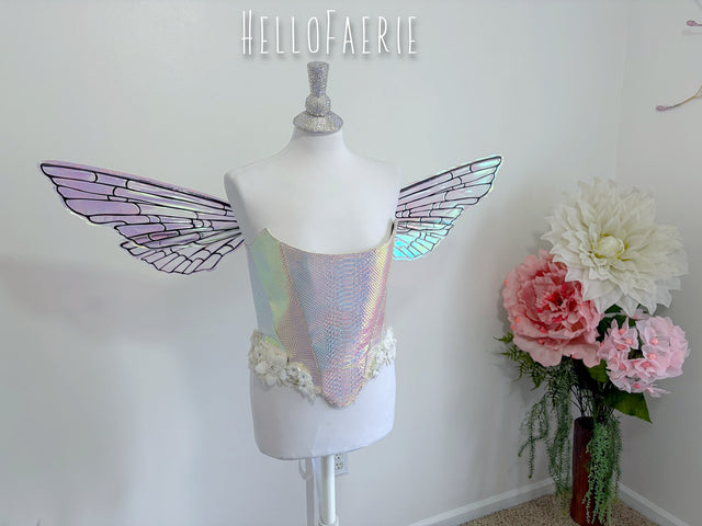 Medium Dragon Fly Iridescent Fairy wings