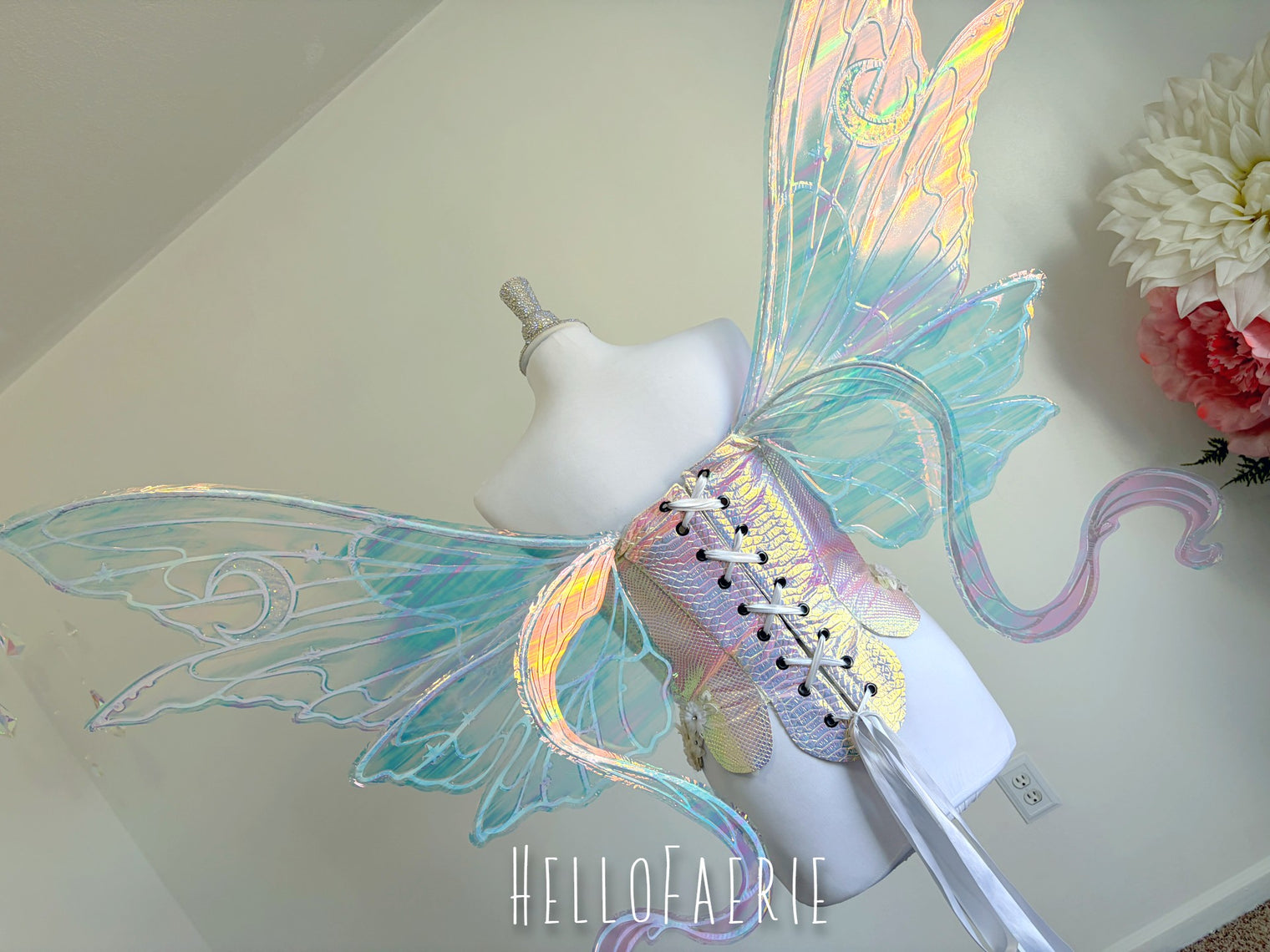Usagi Moon Wings Giant Iridescent Fairy Wings