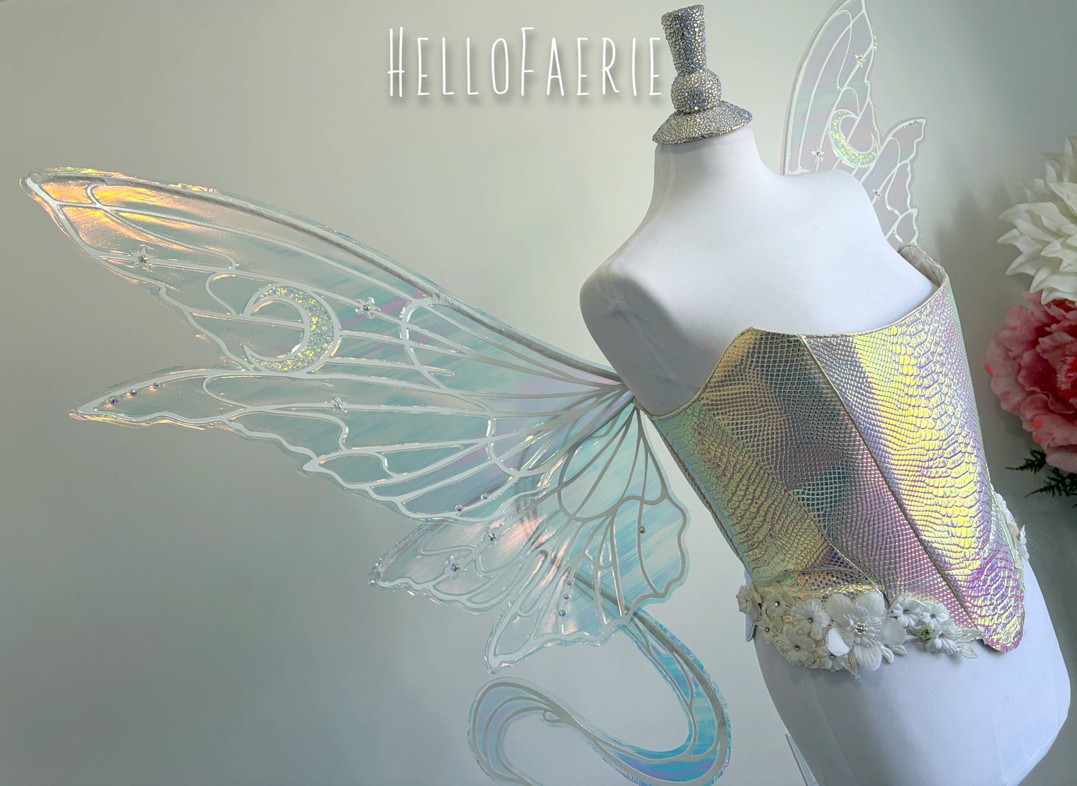 Usagi Moon Wings Giant Iridescent Fairy Wings