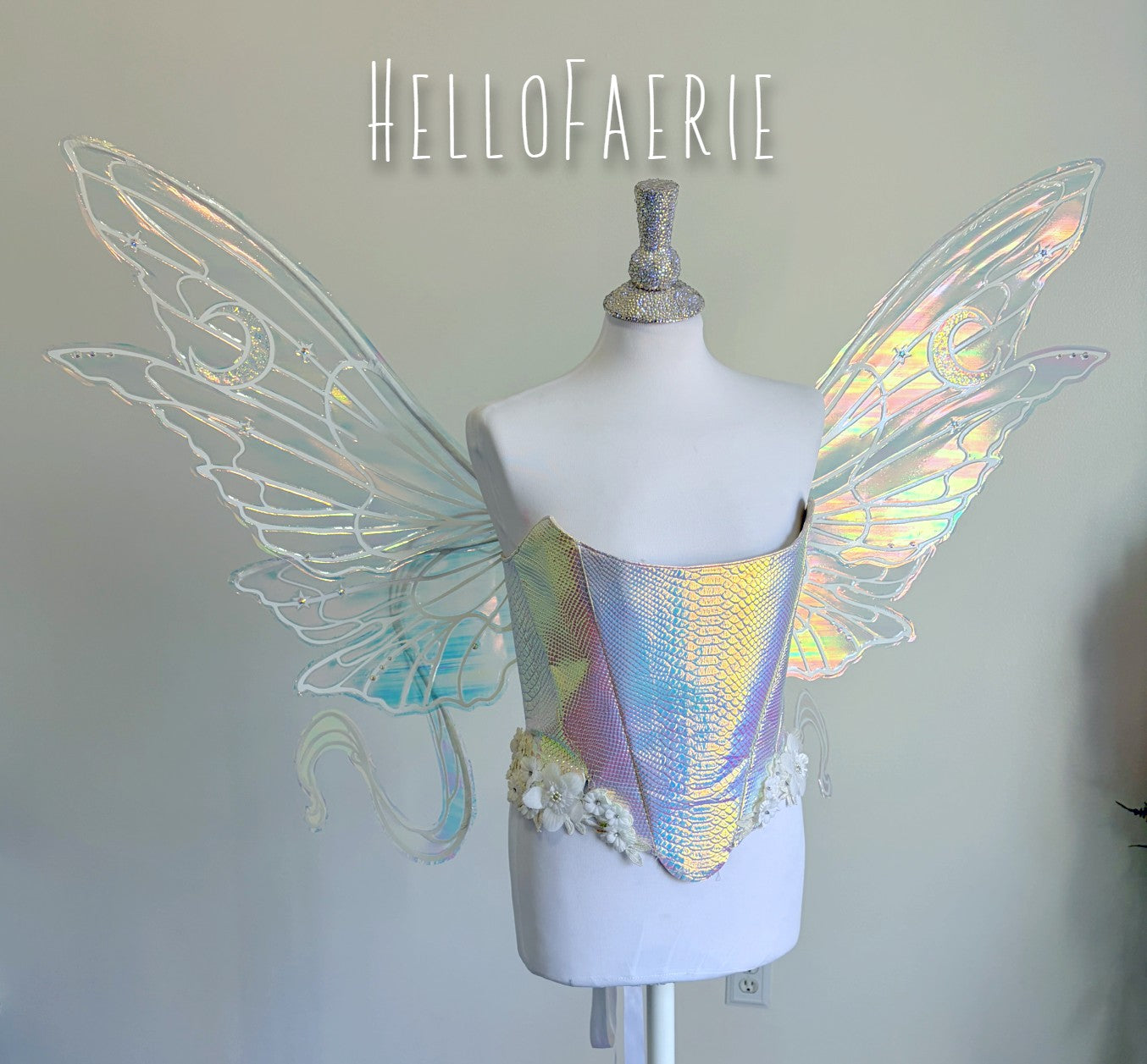 Usagi Moon Wings Giant Iridescent Fairy Wings