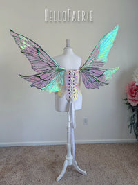 Giant Hope Iridescent Fairy wings READY TO SHIP