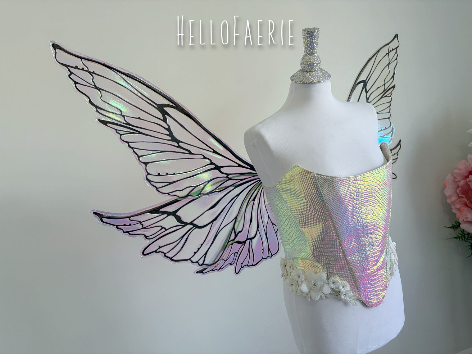 Giant Hope Iridescent Fairy wings READY TO SHIP