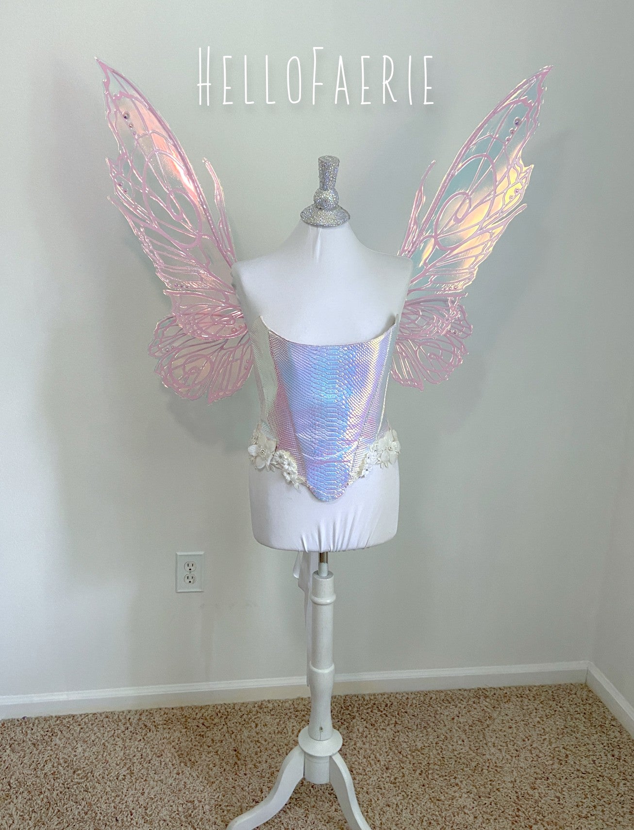 MTO Crystal Large Tink 2022 Iridescent Fairy Wings