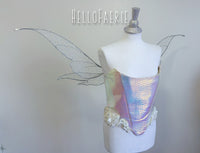 Crystal rhinestone Double panel Full Wire Fairy Wings MTO