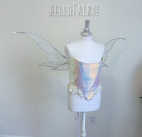Crystal rhinestone Double panel Full Wire Fairy Wings MTO