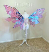 MONSTER Size Purple Double set Peri Iridescent Fairy Wings