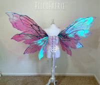 MONSTER Size Purple Double set Peri Iridescent Fairy Wings