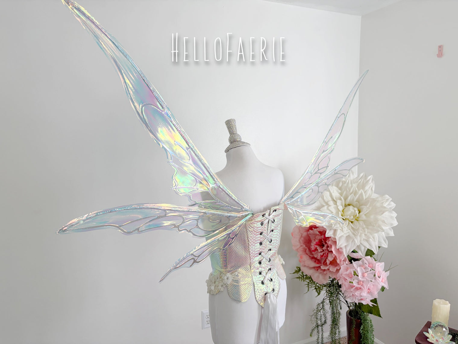 Giant Mystic Iridescent Fairy Wings MTO