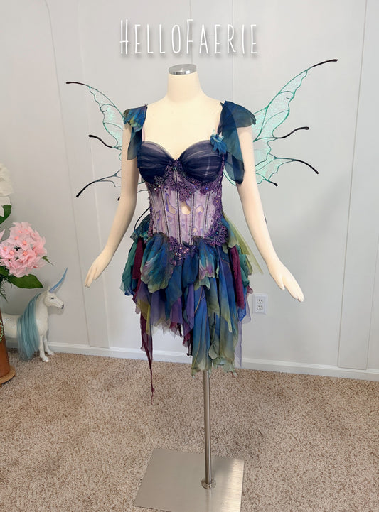 Jewel of the Labyrinth Fairy Silk Crystal Fairy Gown