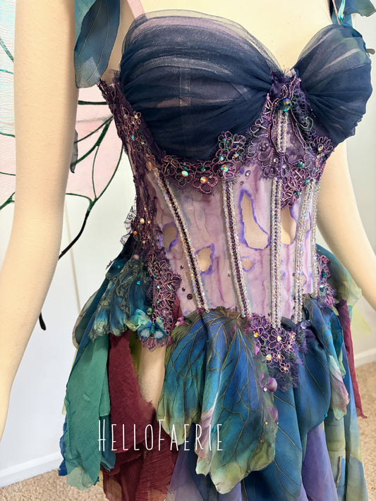 Jewel of the Labyrinth Fairy Silk Crystal Fairy Gown
