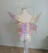 Mini Odette Moth Brown Butterfly iridescent fairy wings