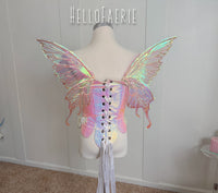 Mini Odette Moth Brown Butterfly iridescent fairy wings