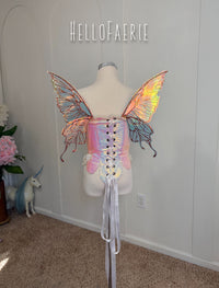 Mini Odette Burgundy Rust Butterfly iridescent fairy wings