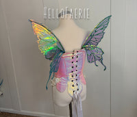 Mini Odette Beetle Green Butterfly iridescent fairy wings