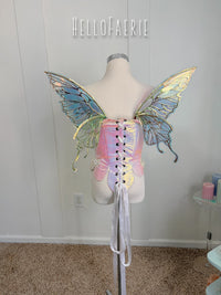 Mini Odette Beetle Green Butterfly iridescent fairy wings