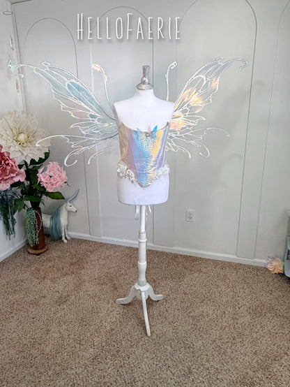 PRE ORDER Giant Midsummer Iridescent Fairy Wings