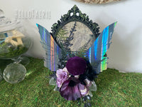 Framed Fairy wing art Halloween Mirror