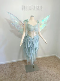 Mint Dream Labyrinth Fairy Silk Crystal Fairy Gown AS IS