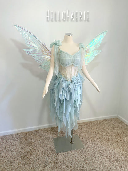 Mint Dream Labyrinth Fairy Silk Crystal Fairy Gown AS IS