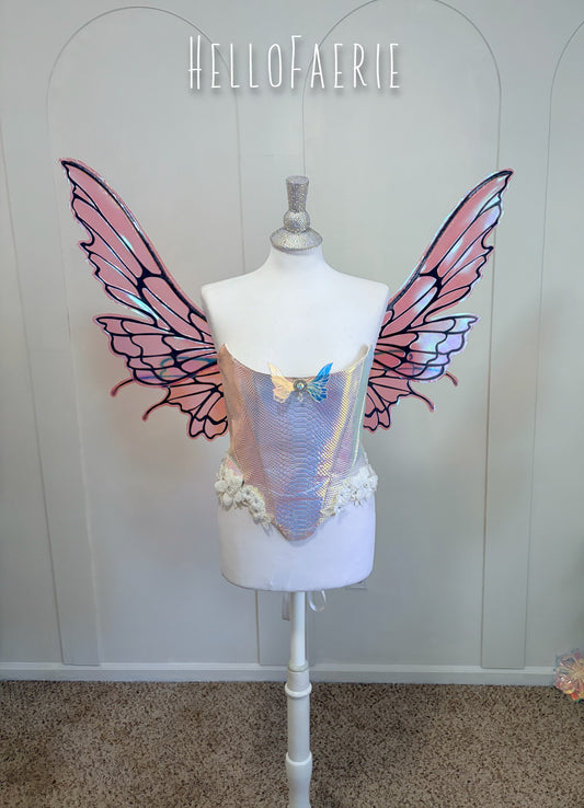 Purple Berry Large size Butterfly iridescent fairy wings