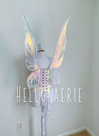 Unicorn Medium NeverNever Iridescent Fairy Wings MTO