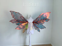 MONSTER Black Double set Peri Iridescent Fairy Wings